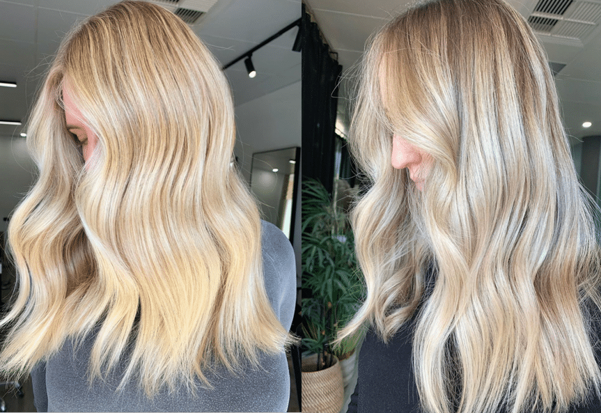 7. Shiny Blonde Hair with Balayage - wide 3